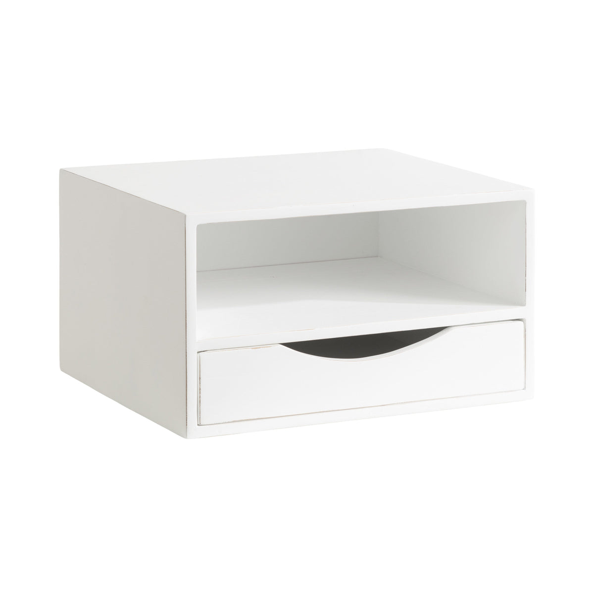 Hutton Floating Wall Shelf with Drawer