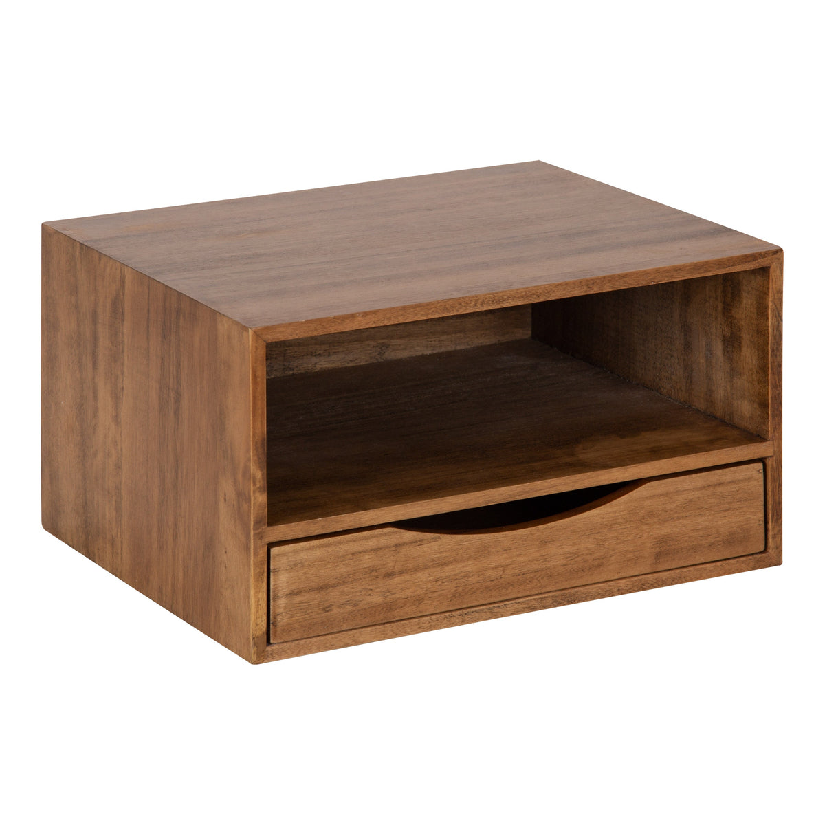 Hutton Floating Wall Shelf with Drawer