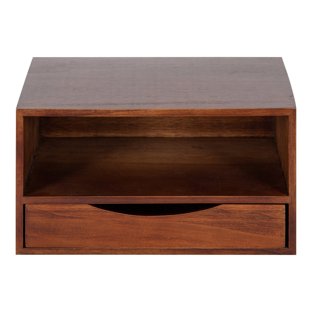 Hutton Floating Wall Shelf with Drawer