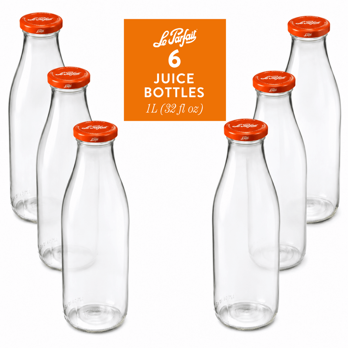 Le Parfait Swing Top and Milk Bottles